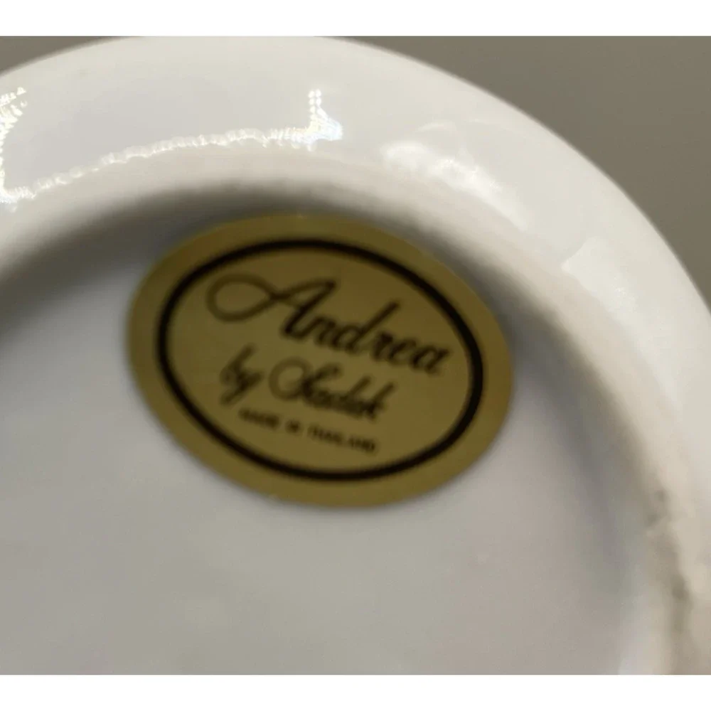 Miniature Hand painted Teapot Andrea By Sadek